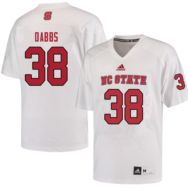 Men #38 Will Dabbs NC State Wolfpack College Football Jerseys Sale-Red